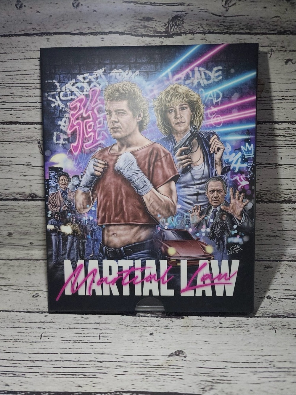 Martial Law 1 & 2 Blu-ray Set Slipcover 2251/4000 2020 Vinegar Syndrome